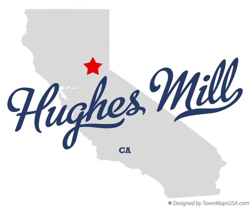 Map of Hughes Mill California CA