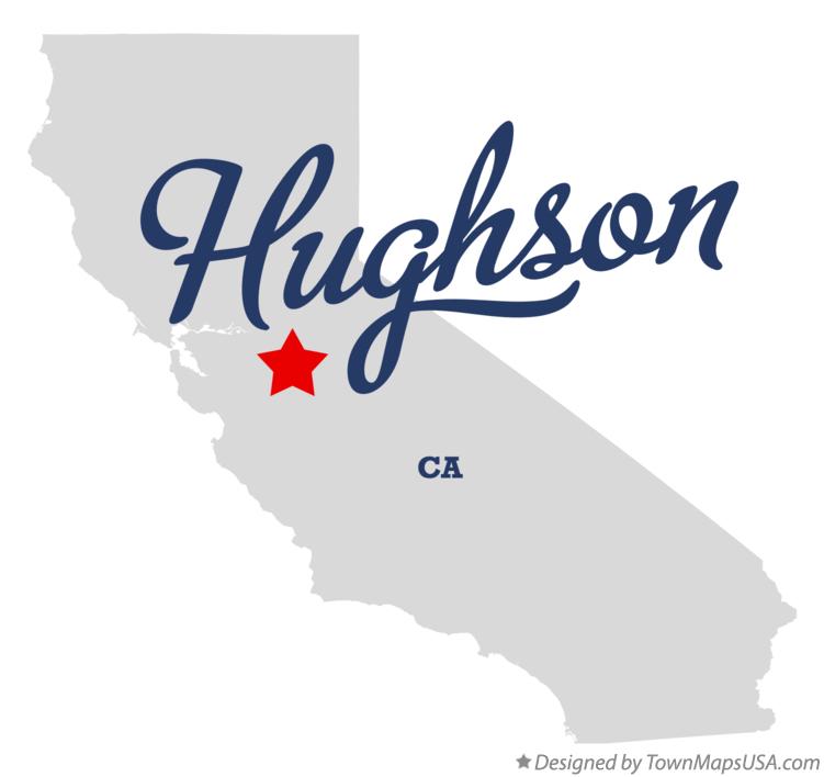 Map of Hughson California CA