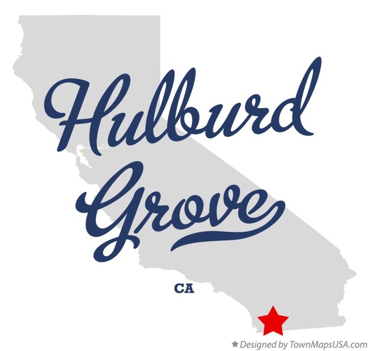 Map of Hulburd Grove California CA