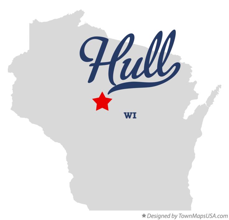 Map of Hull Wisconsin WI