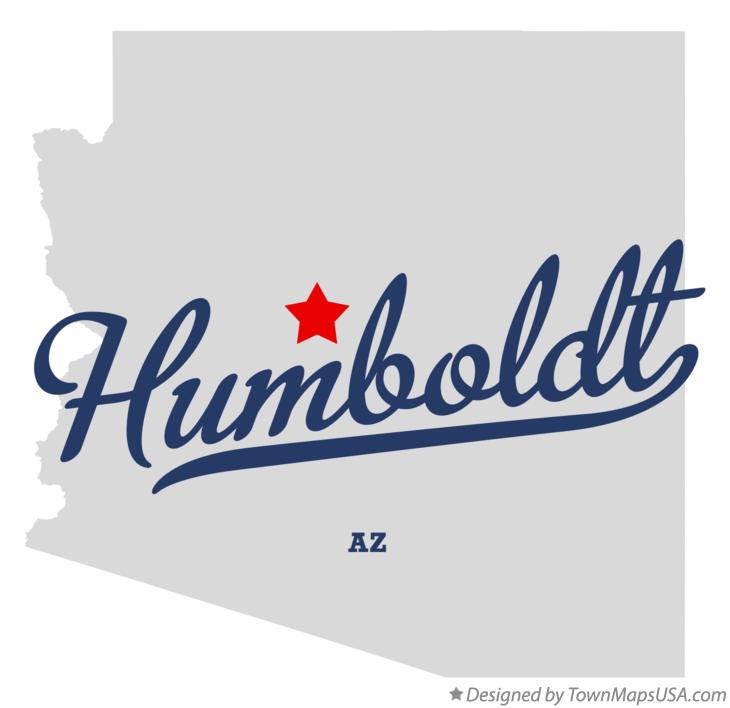 Map of Humboldt Arizona AZ
