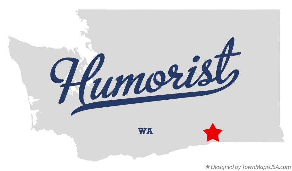 Map of Humorist Washington WA