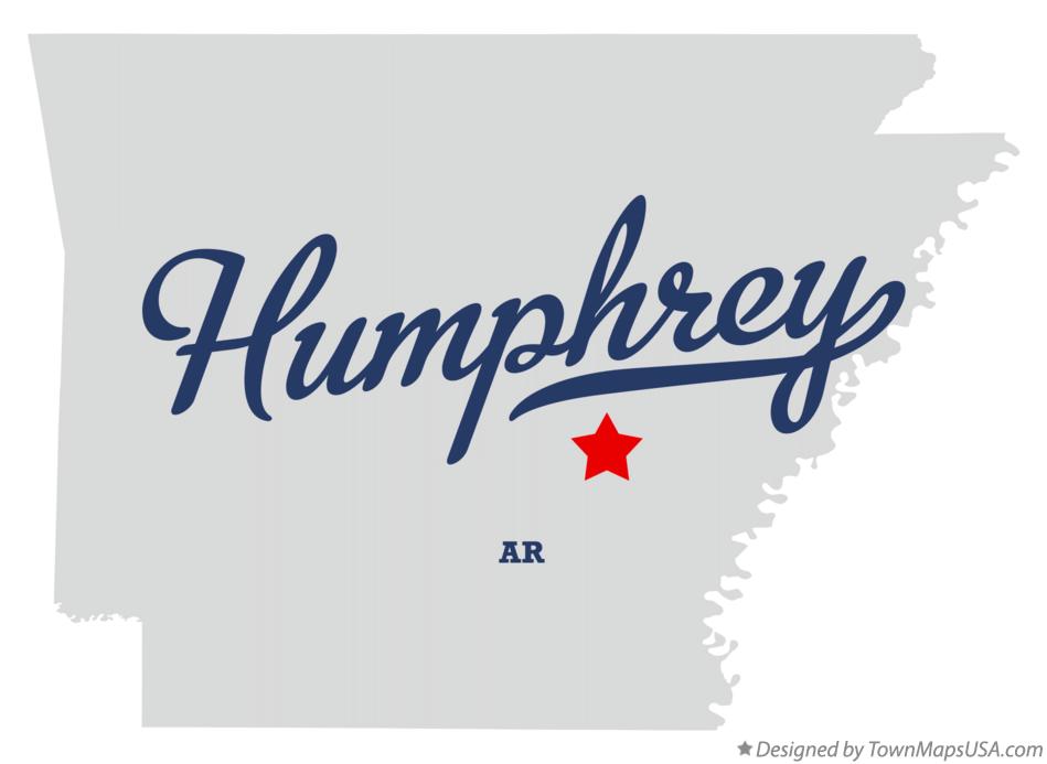 Map of Humphrey Arkansas AR