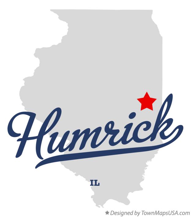 Map of Humrick Illinois IL