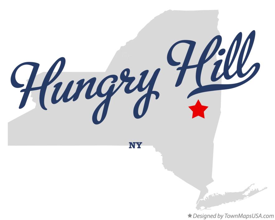 Map of Hungry Hill New York NY