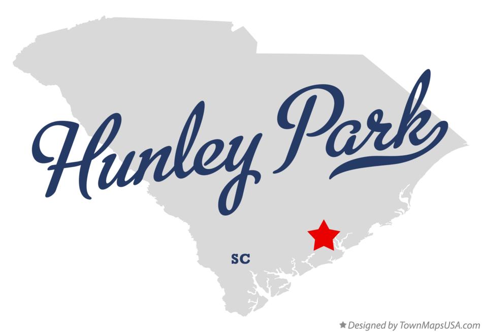 Map of Hunley Park South Carolina SC
