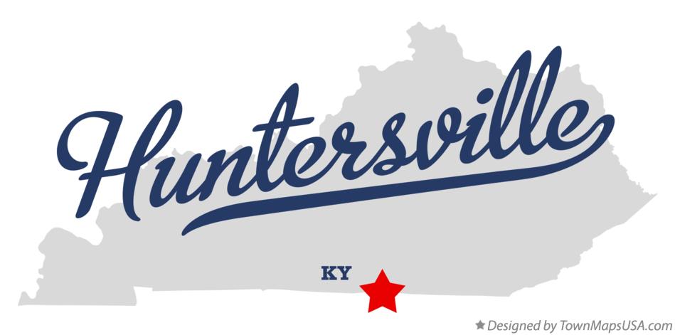 Map of Huntersville Kentucky KY