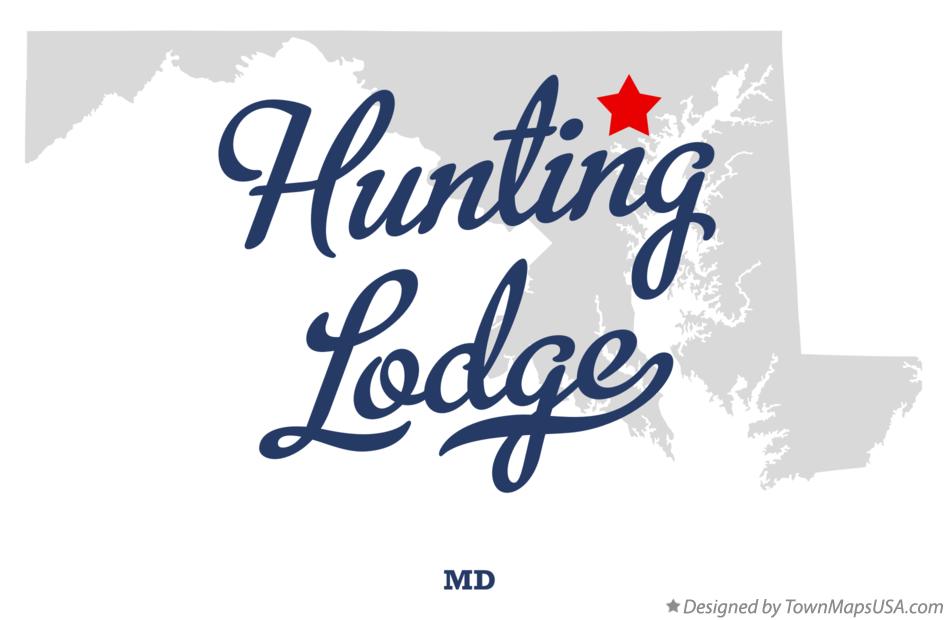 Map of Hunting Lodge Maryland MD