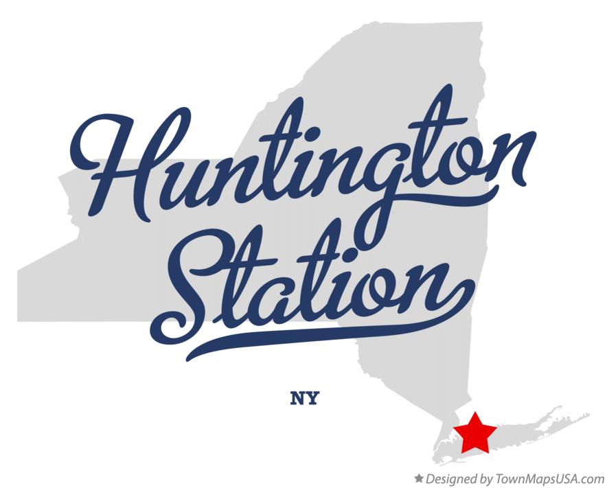 Map of Huntington Station New York NY