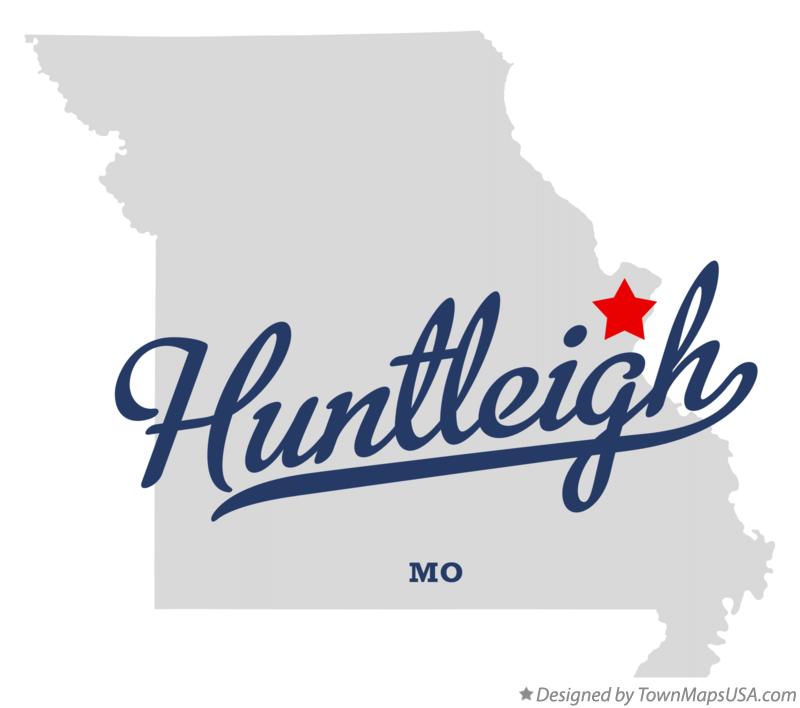 Map of Huntleigh Missouri MO