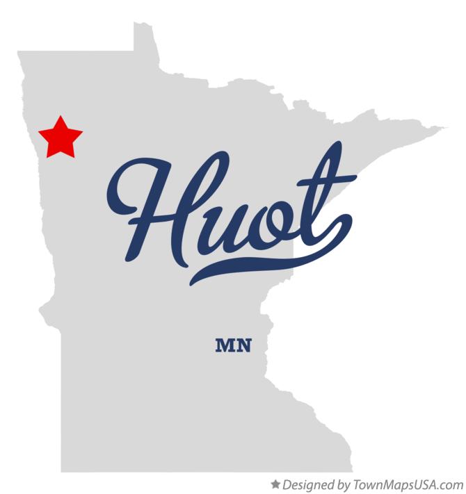 Map of Huot Minnesota MN