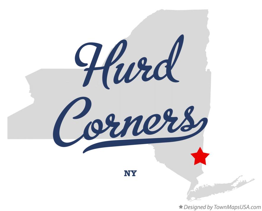Map of Hurd Corners New York NY