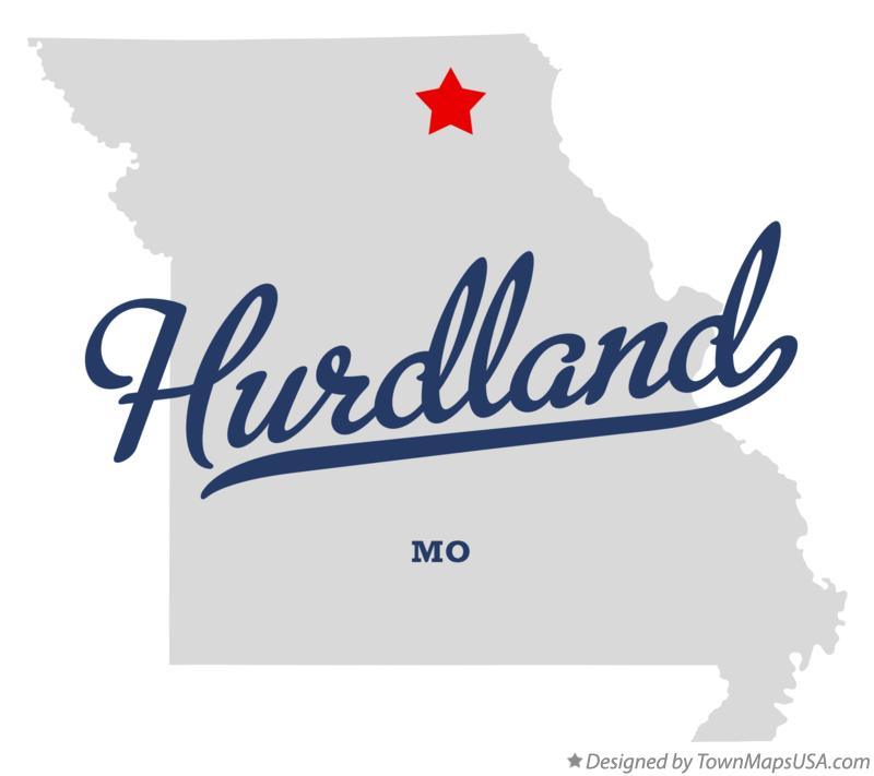 Map of Hurdland Missouri MO