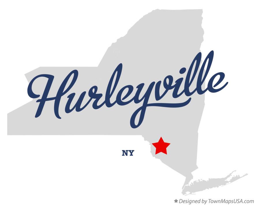 Map of Hurleyville New York NY