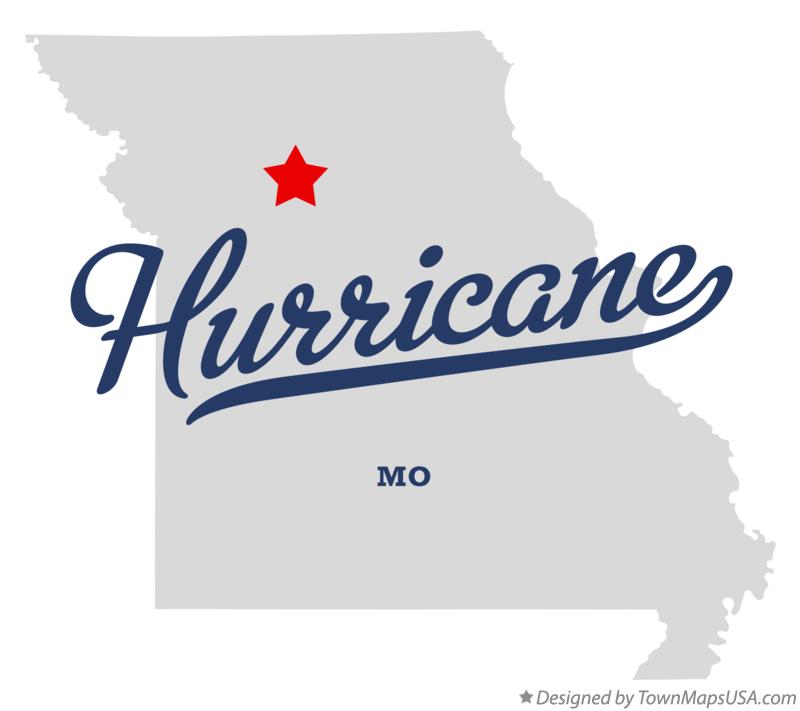 Map of Hurricane Missouri MO