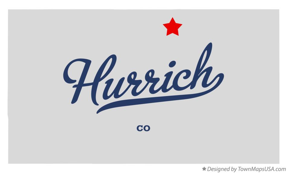 Map of Hurrich Colorado CO