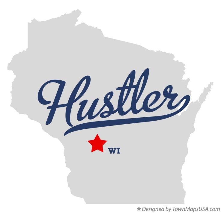 Map of Hustler Wisconsin WI