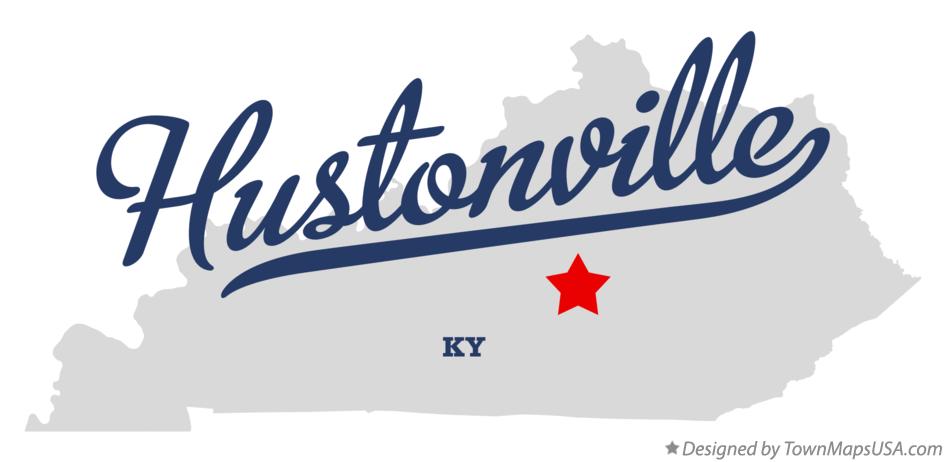 Map of Hustonville Kentucky KY