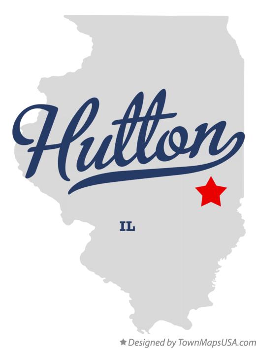 Map of Hutton Illinois IL