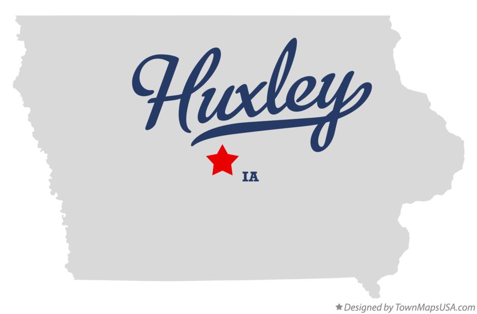 Map of Huxley Iowa IA