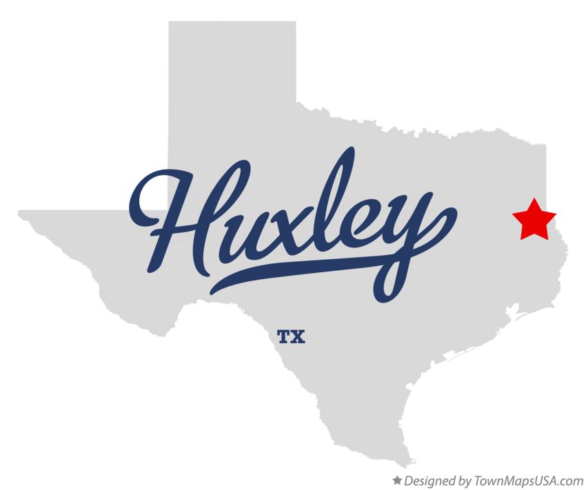Map of Huxley Texas TX