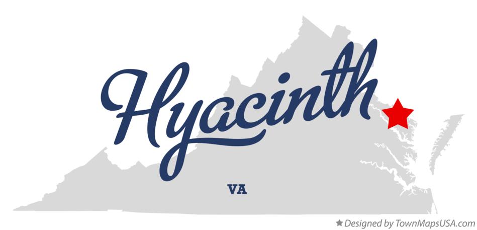 Map of Hyacinth Virginia VA