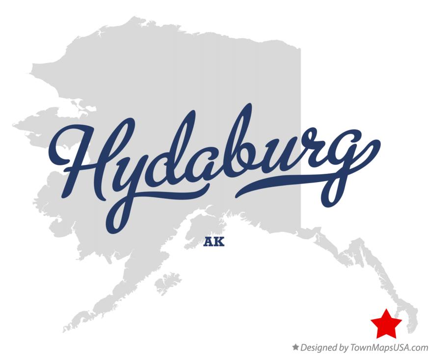 Map of Hydaburg Alaska AK