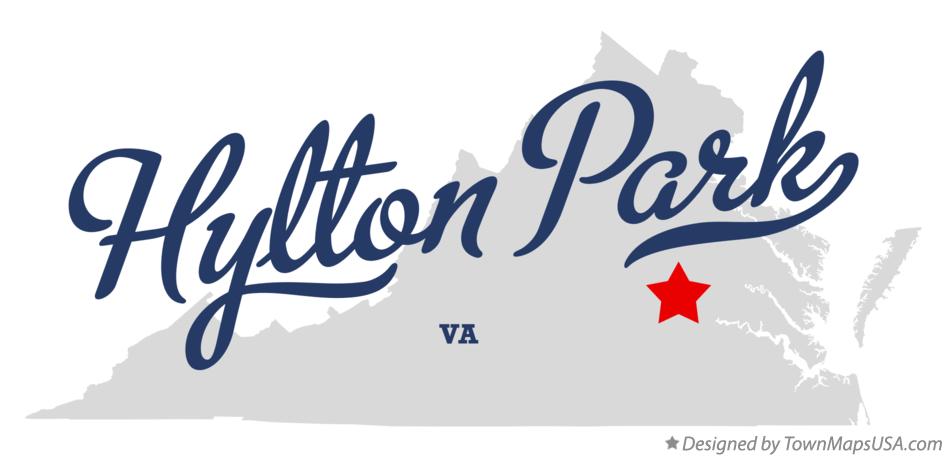 Map of Hylton Park Virginia VA