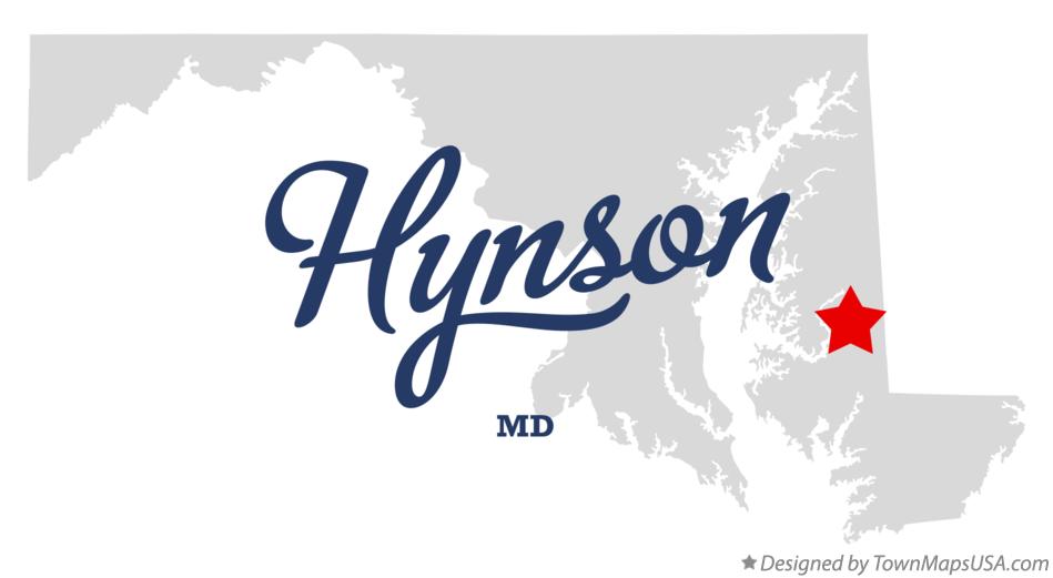 Map of Hynson Maryland MD