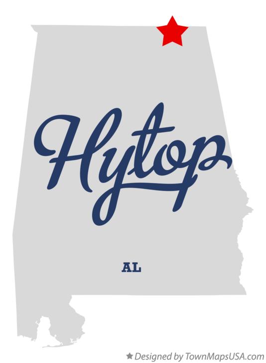 Map of Hytop Alabama AL