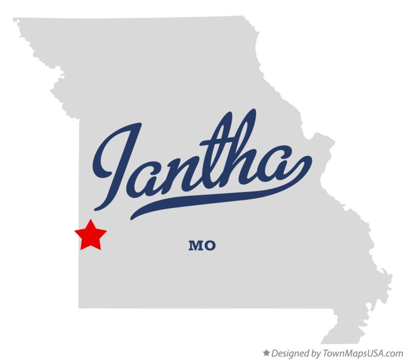 Map of Iantha Missouri MO