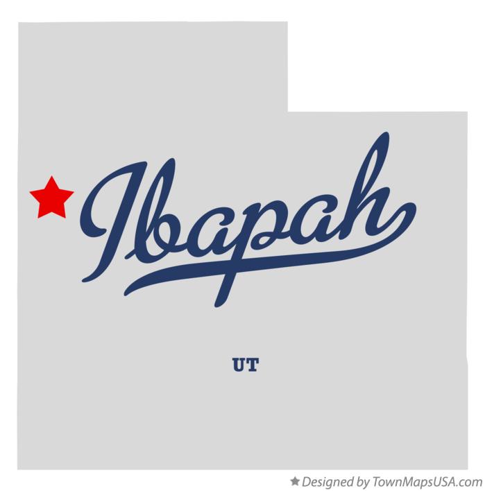 Map of Ibapah Utah UT