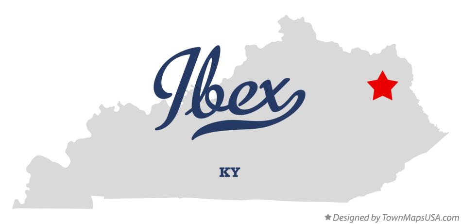 Map of Ibex Kentucky KY