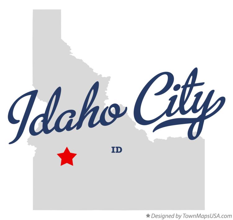 Map of Idaho City Idaho ID