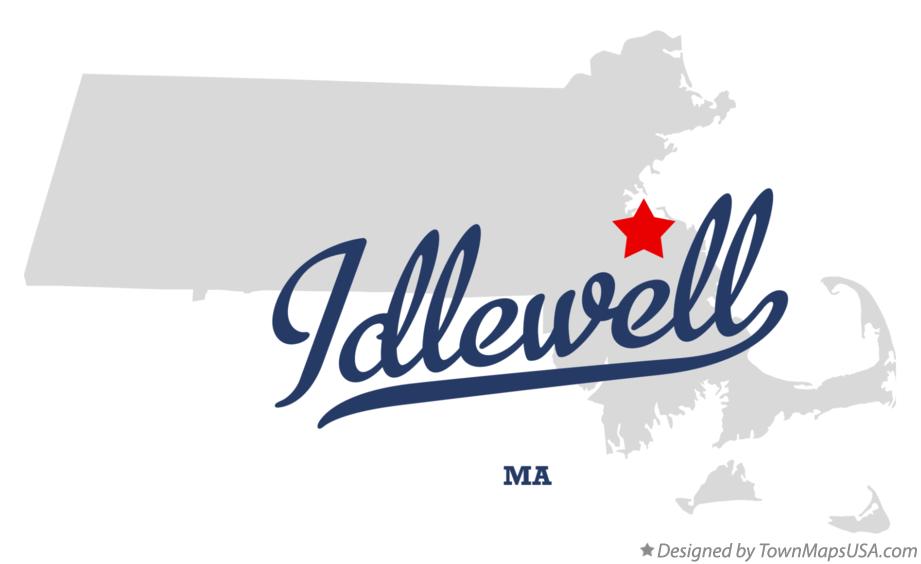 Map of Idlewell Massachusetts MA