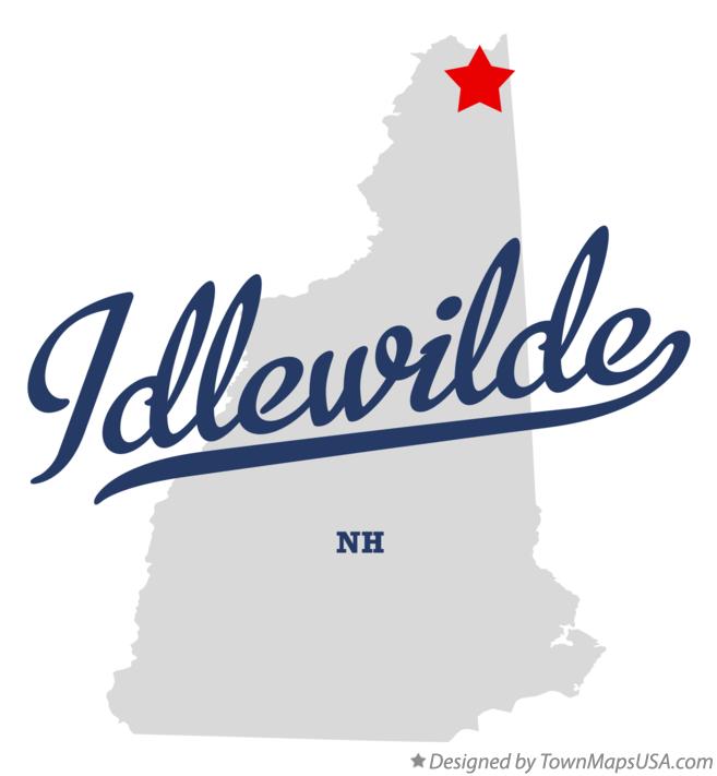 Map of Idlewilde New Hampshire NH