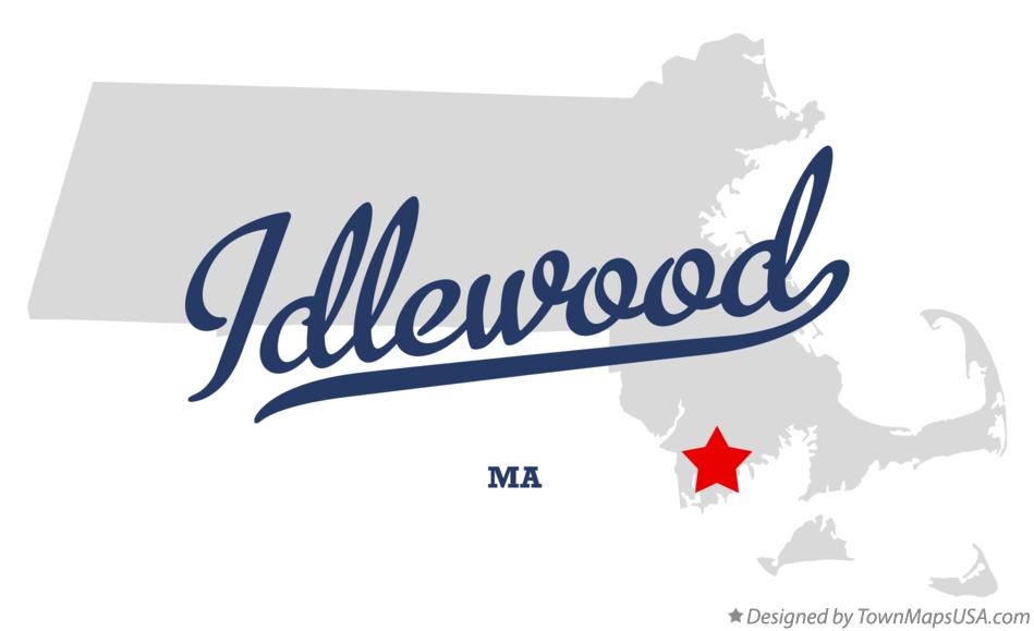 Map of Idlewood Massachusetts MA