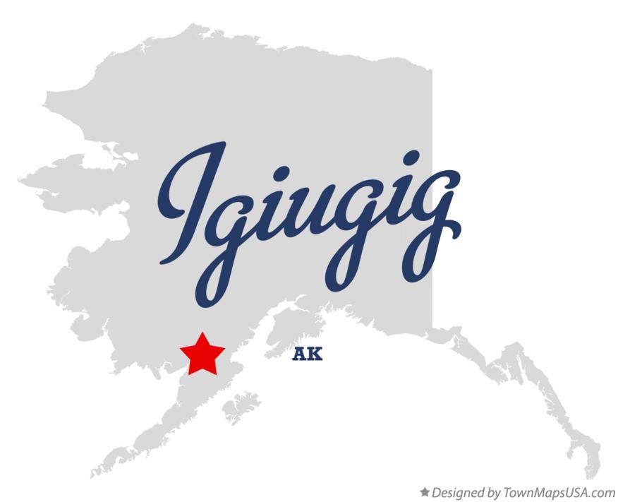 Map of Igiugig Alaska AK