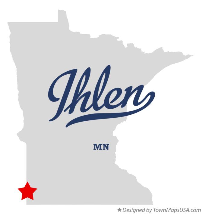 Map of Ihlen Minnesota MN