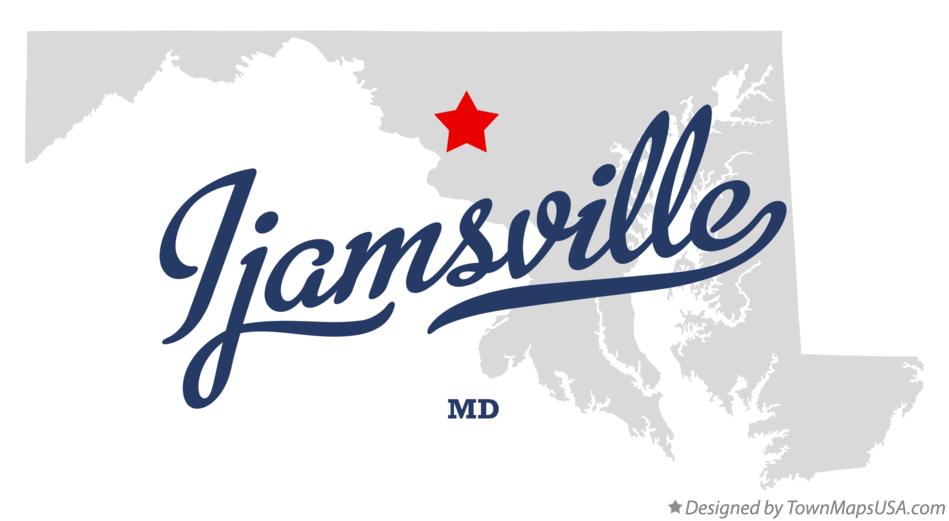 Map of Ijamsville Maryland MD