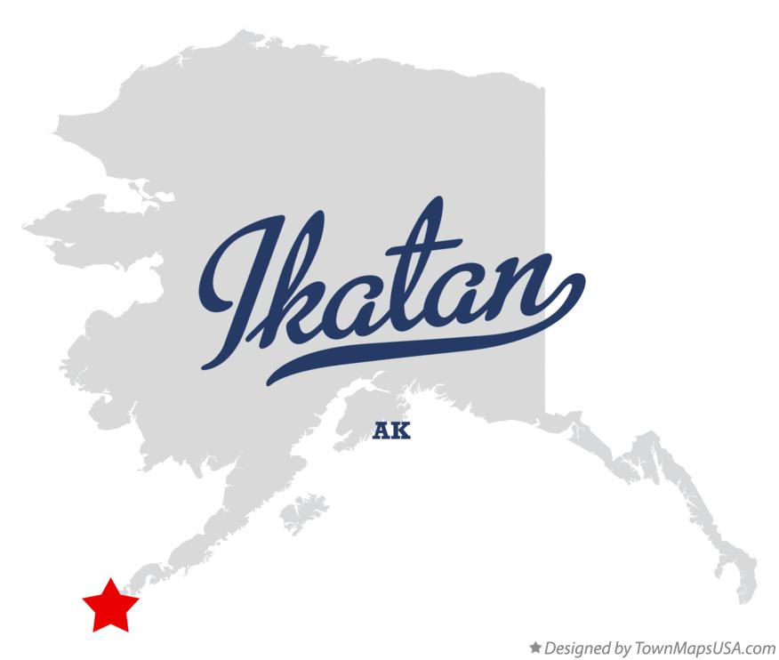 Map of Ikatan Alaska AK