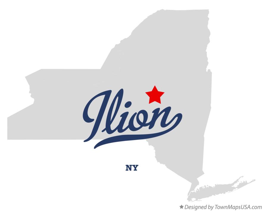 Map of Ilion New York NY