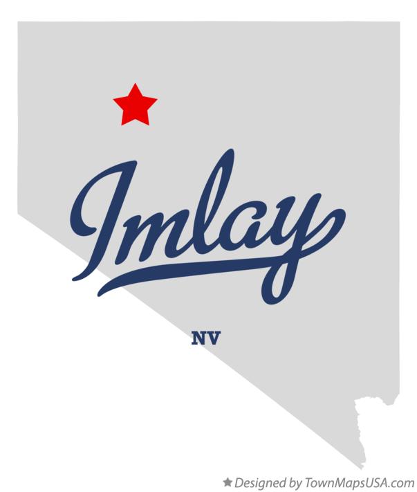 Map of Imlay Nevada NV