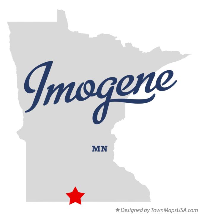 Map of Imogene Minnesota MN