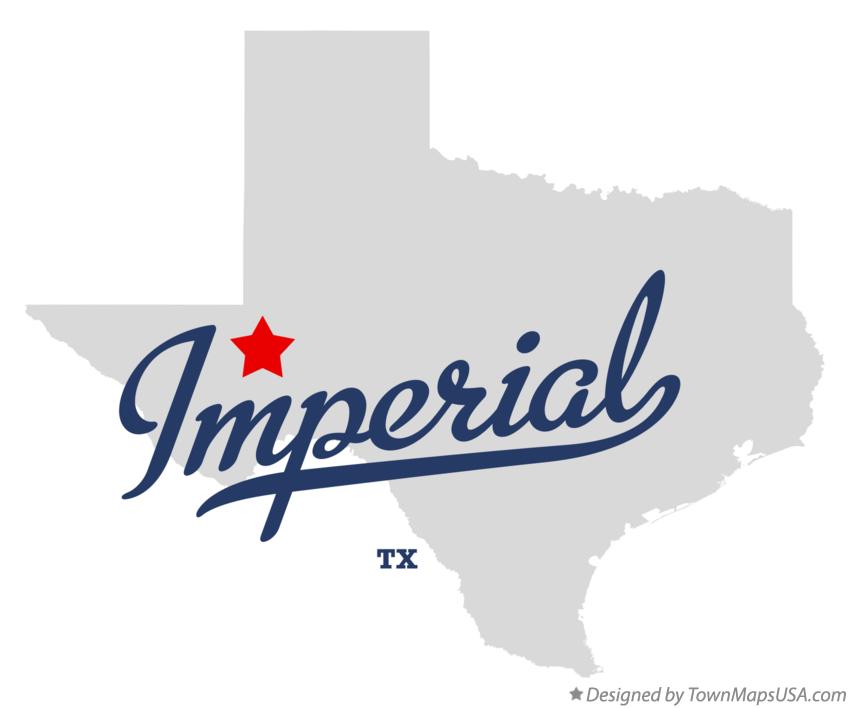 Map of Imperial Texas TX