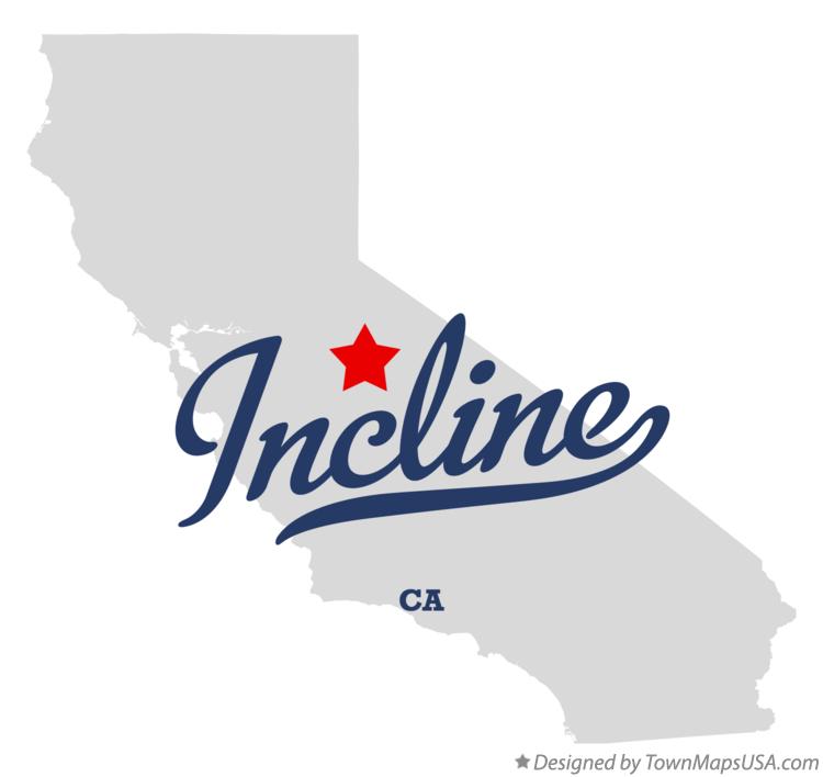Map of Incline California CA