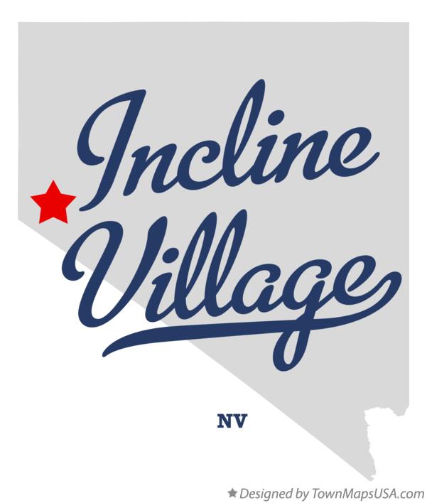 Map of Incline Village Nevada NV