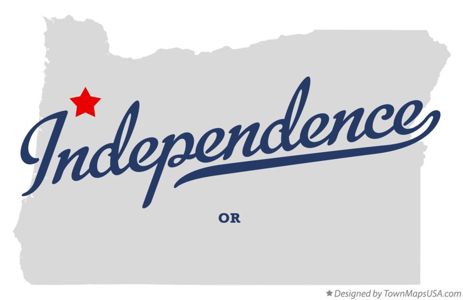Map Of Independence Or 