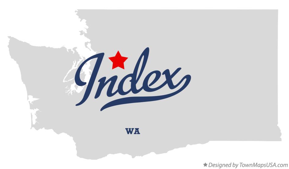 Map of Index Washington WA