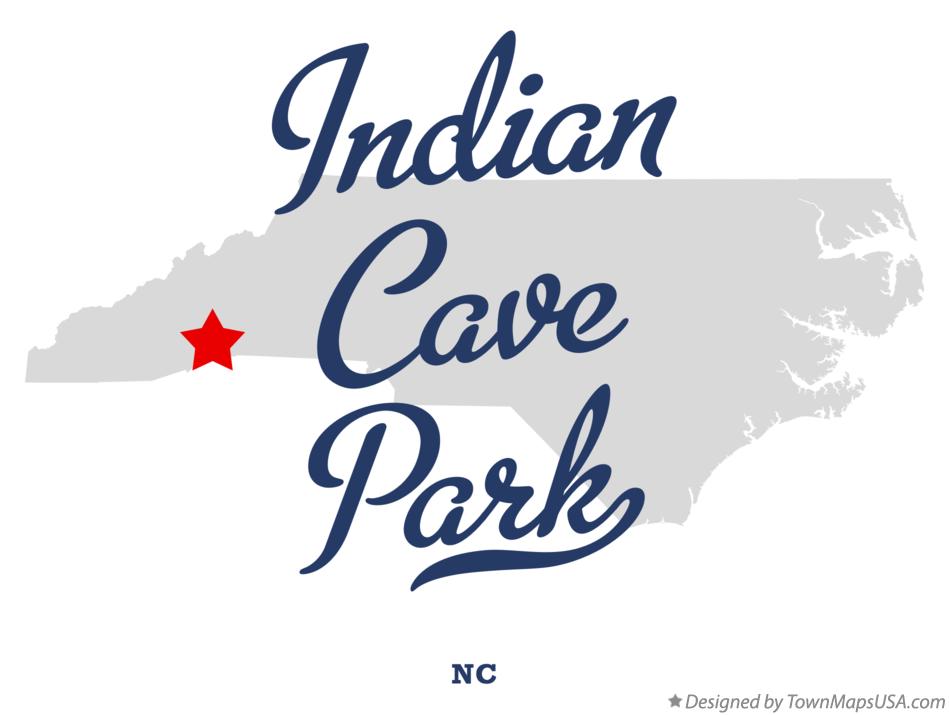 Map of Indian Cave Park North Carolina NC